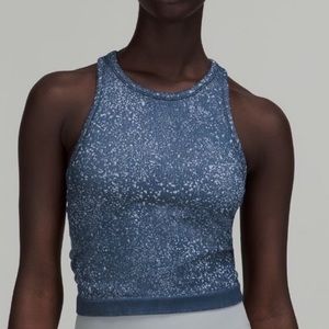 Lululemon Ebb to Street crop racerback tank size 6 NWT